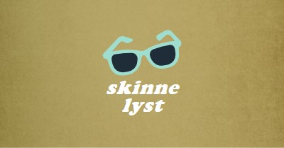 Skinne stærkt solskin green vintage-retro