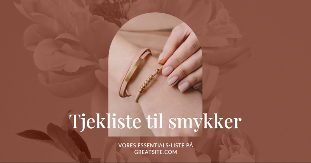 Tjekliste til smykker pink organic-boho