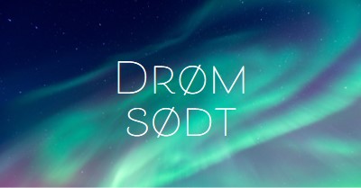 Sød drømme nattehimmel blue modern-simple