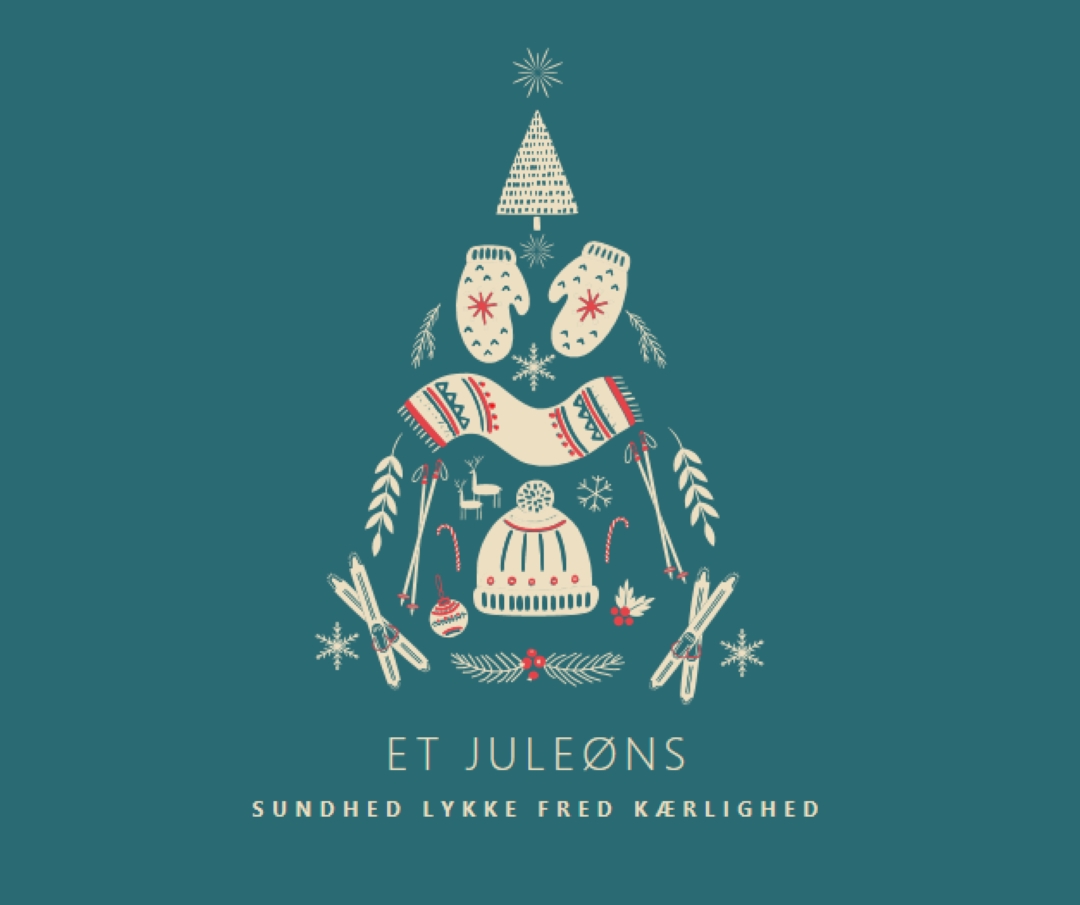 Alt, hvad jeg ønsker til jul green modern-simple