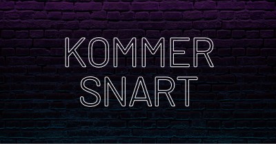 Kommer snart til dig purple modern-bold