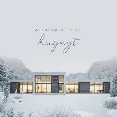 Weekender er til white modern-simple