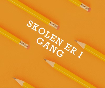 Skriv den ind orange modern-simple