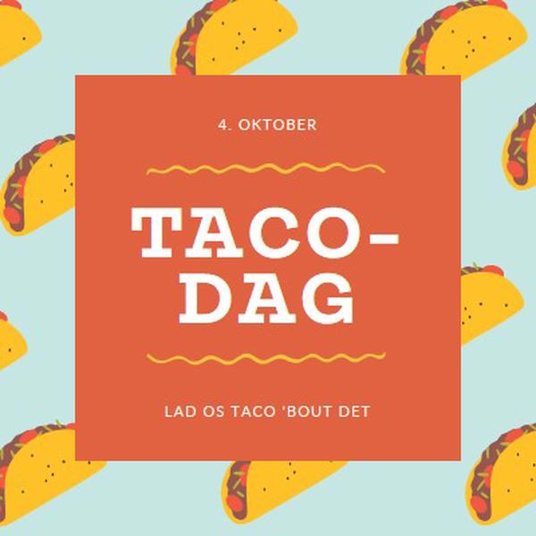 Taco-dag orange organic-simple