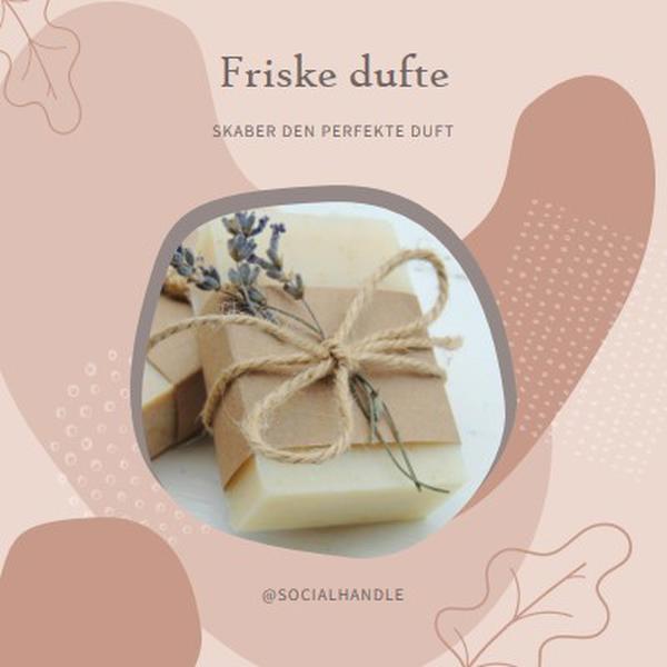 Friske dufte pink organic-boho