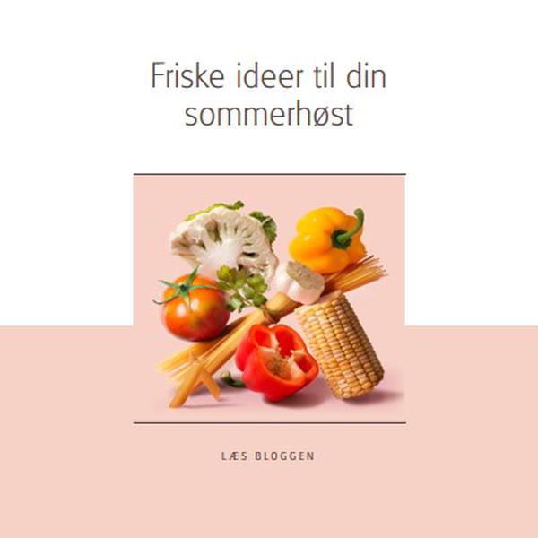 Sommerhøst pink modern-simple