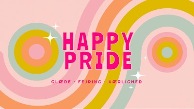 Glæde, fest, kærlighed pink vintage-retro