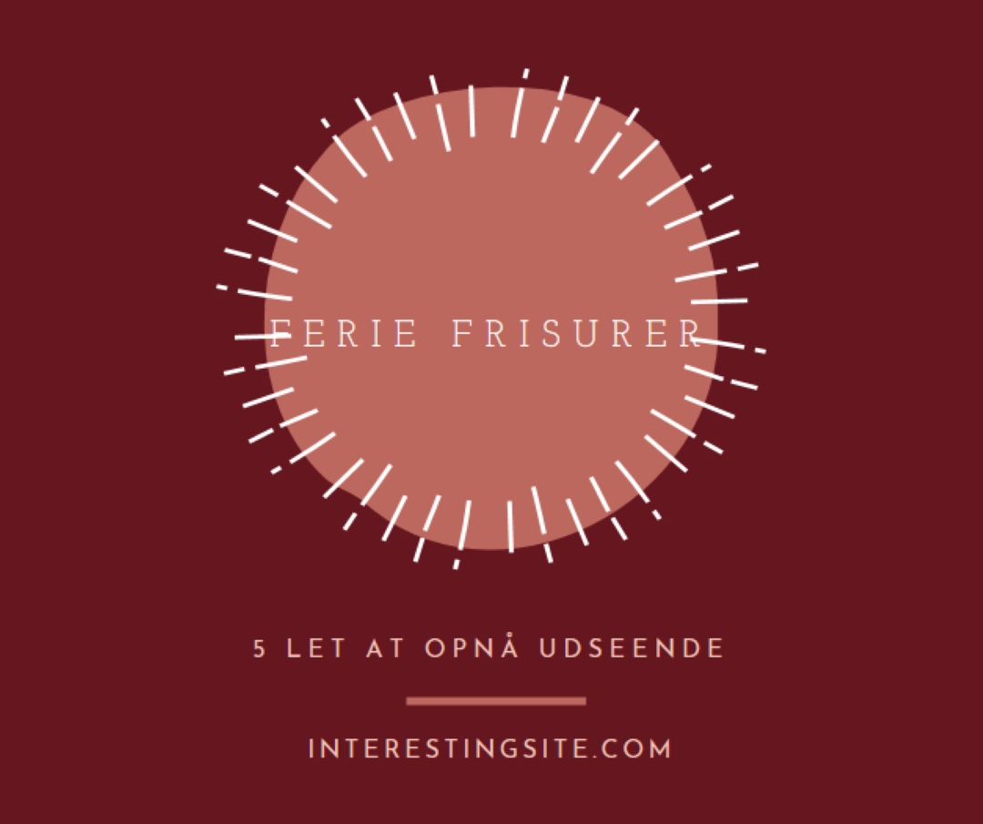 Ferie frisurer red organic-simple