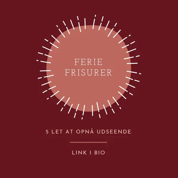 Ferie frisurer red organic-simple