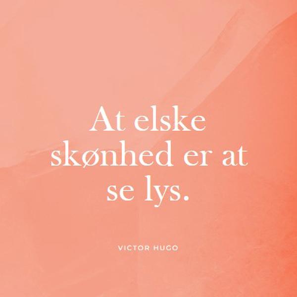 Kærlighed, skønhed og lys pink modern-simple