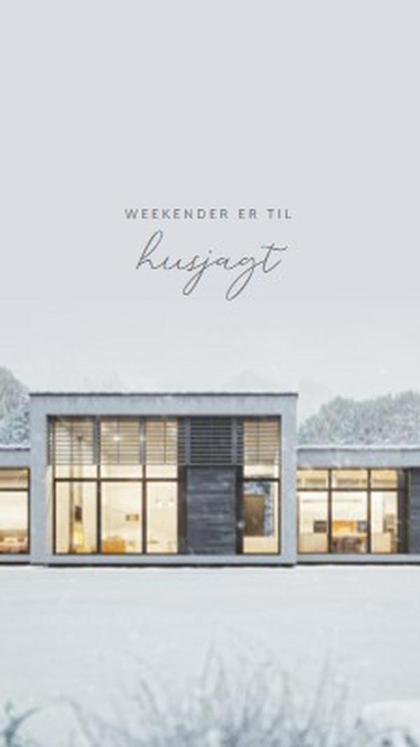 Weekender er til white modern-simple