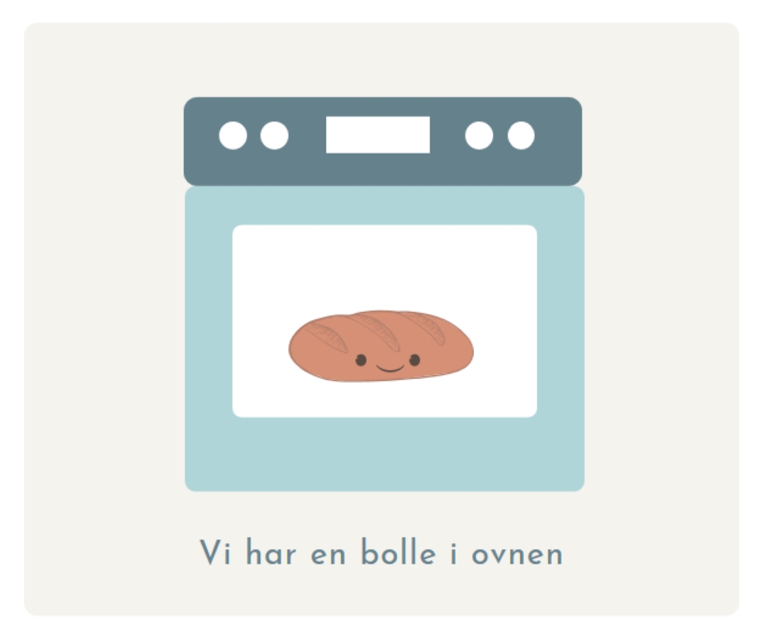 Åh baby! gray whimsical-color-block