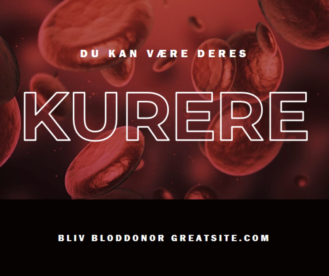 Bliv bloddonor red modern-simple