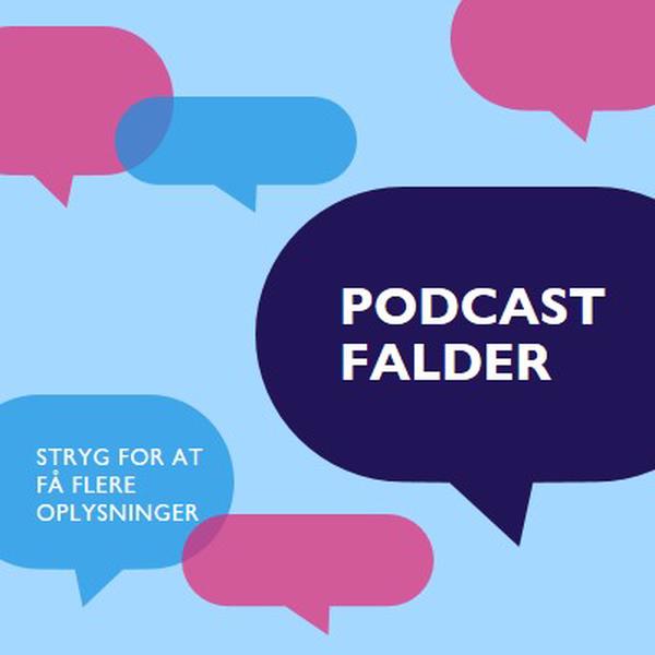 Podcast falder nu blue modern-color-block