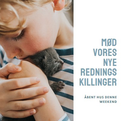 Mød vores nye redningsaktioner pink modern-simple