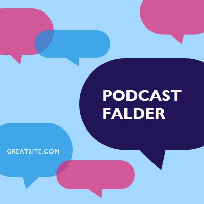 Podcast falder nu blue modern-color-block