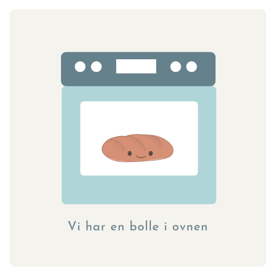Åh baby! gray whimsical-color-block