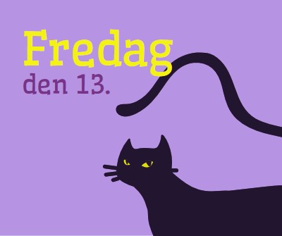 Fredag den trettende purple organic-simple