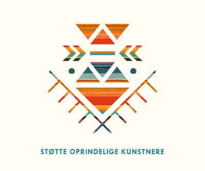 Støtte oprindelige kunstnere white modern-geometric-&-linear