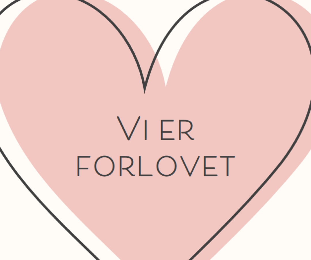 Hele hjertet pink modern-simple