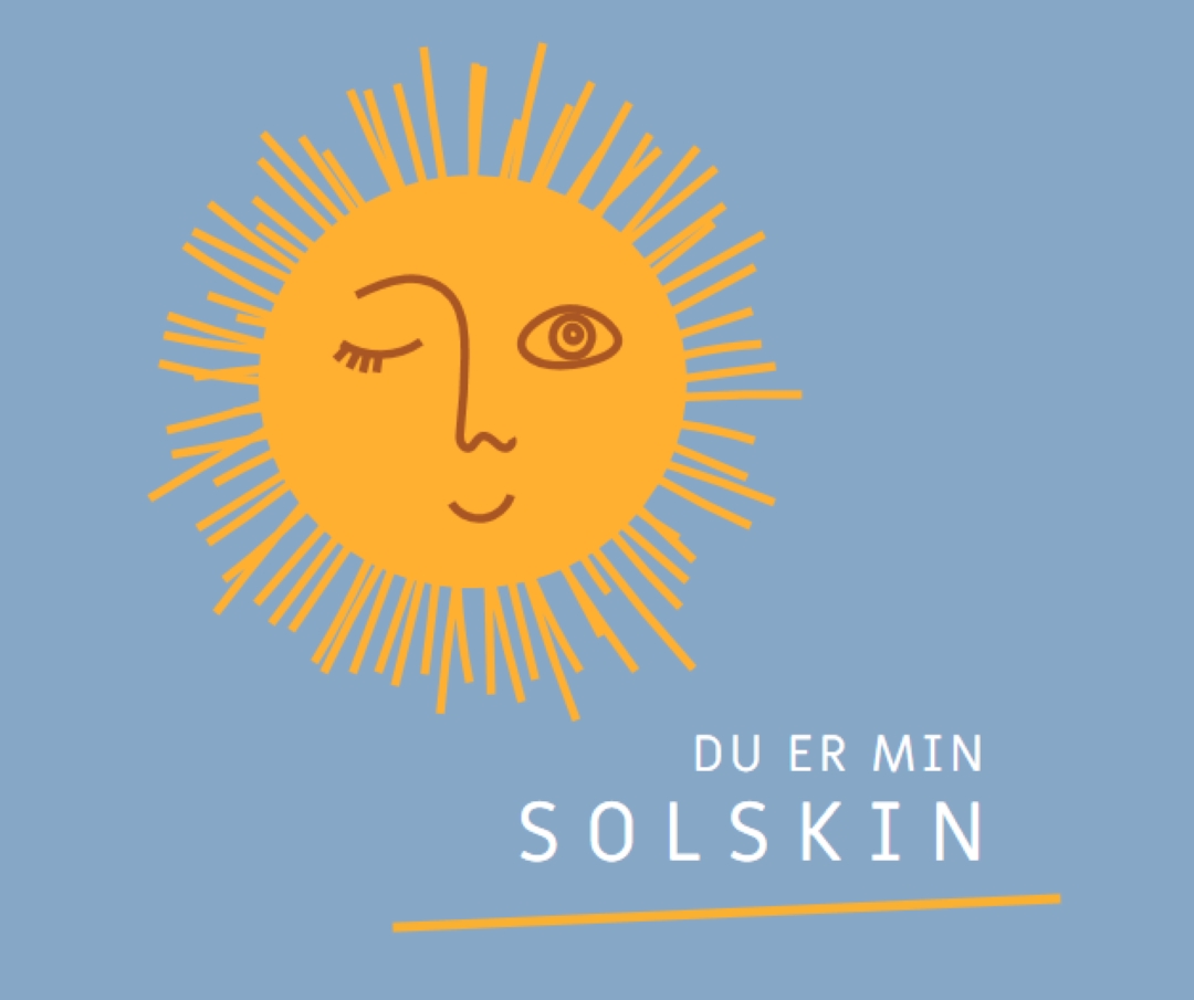 Øjeblik i solen orange modern-simple