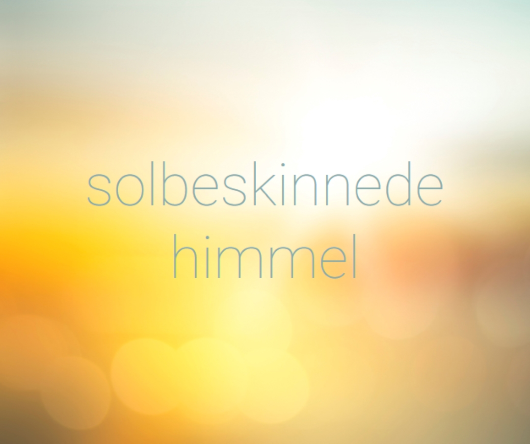 Solbeskinnede himmel yellow modern-simple