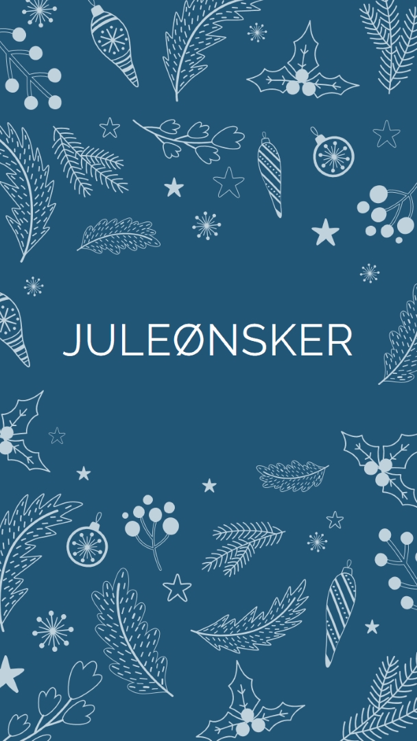 Funklende sæson blue whimsical-line