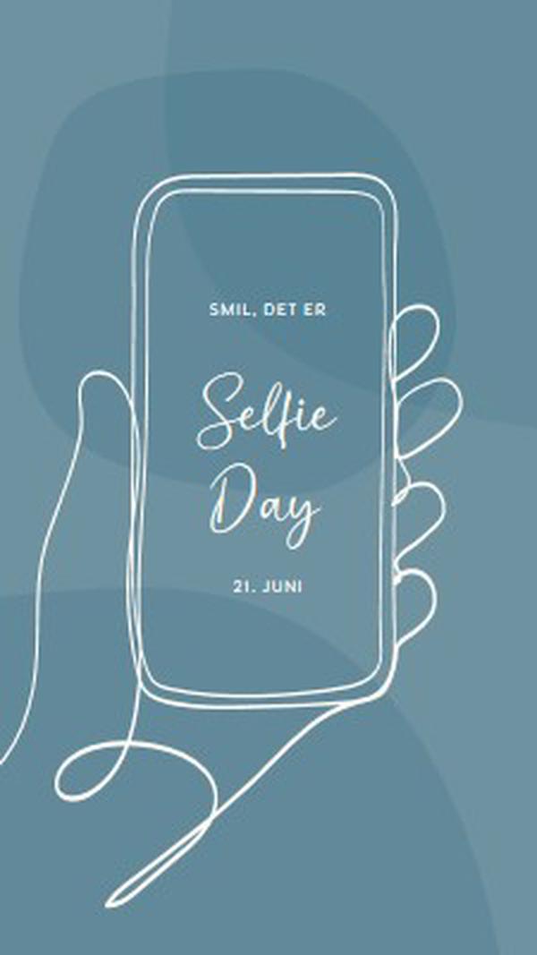 Selvtillid blue whimsical-line