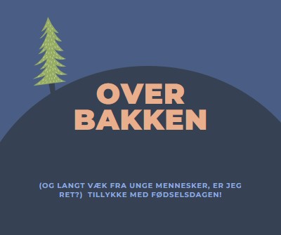 Over bakken blue modern-bold