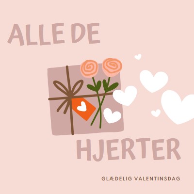 Alle hjerter pink whimsical-color-block