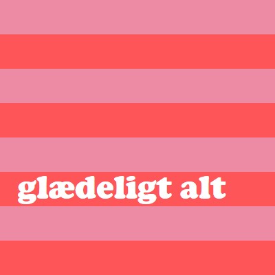 Alt er glædeligt pink modern-bold