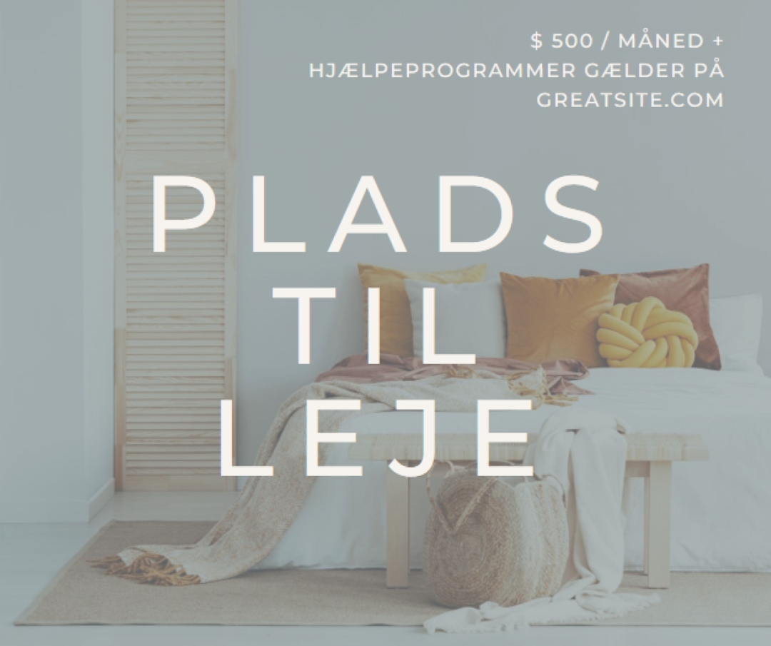 Plads til leje gray modern-simple