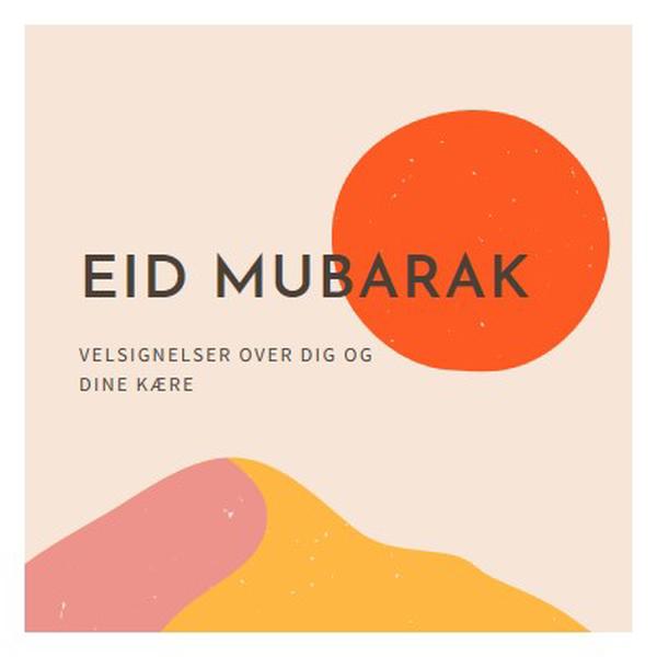 Eid velsignelser pink organic-simple