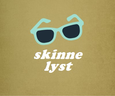 Skinne stærkt solskin green vintage-retro