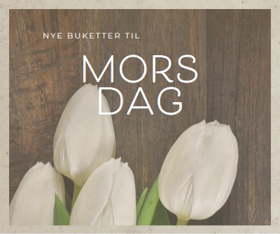 Mors buket brown modern-simple