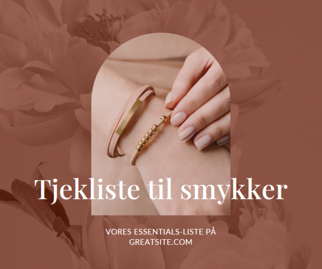 Tjekliste til smykker pink organic-boho