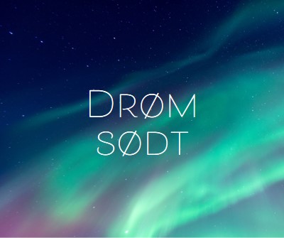 Sød drømme nattehimmel blue modern-simple