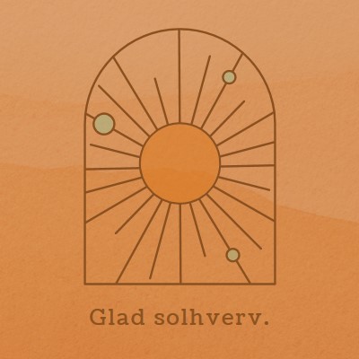 Godt for solhverv orange organic-boho