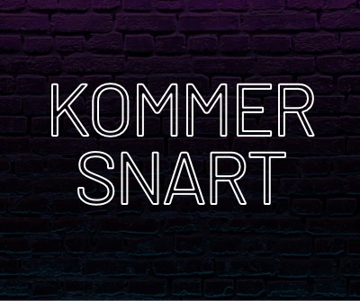 Kommer snart til dig purple modern-bold