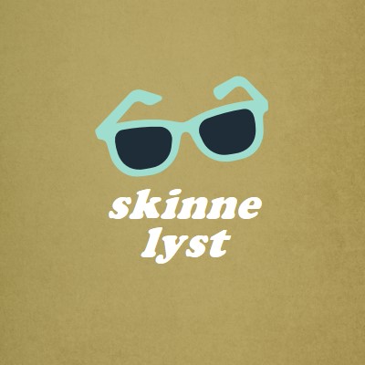 Skinne stærkt solskin green vintage-retro