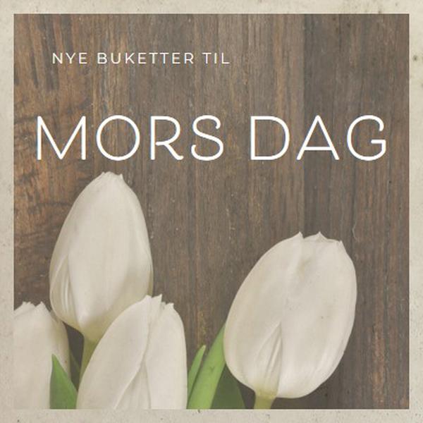 Mors buket brown modern-simple