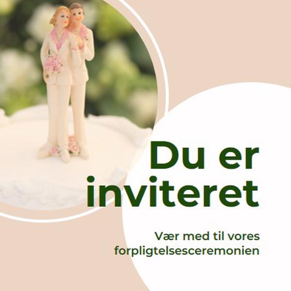 Du er inviteret til at bekræfte pink modern-simple