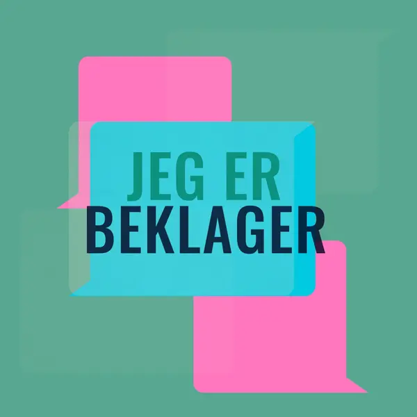 Jeg beklager green modern-color-block