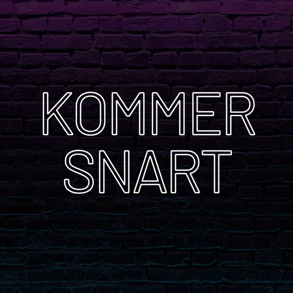 Kommer snart til dig purple modern-bold