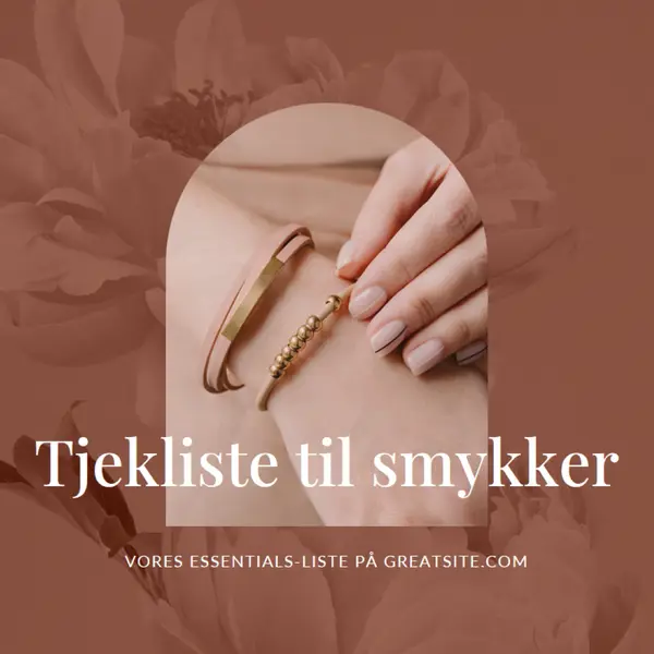 Tjekliste til smykker pink organic-boho