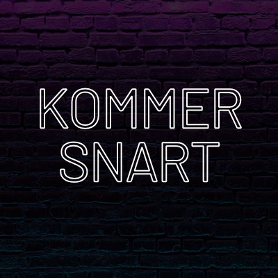 Kommer snart til dig purple modern-bold