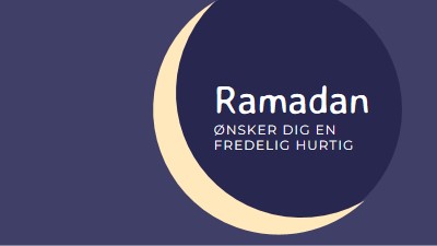 En fredelig ramadan til dig og din purple modern-color-block