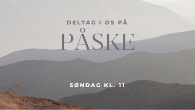 Slut dig til os påskedag gray modern-simple