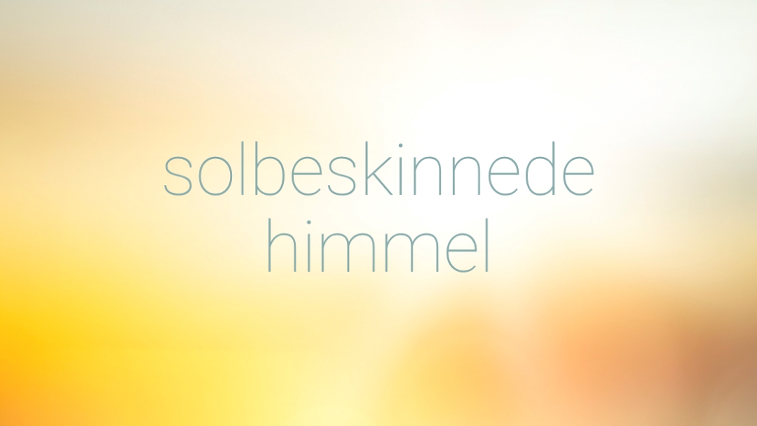 Solbeskinnede himmel yellow modern-simple