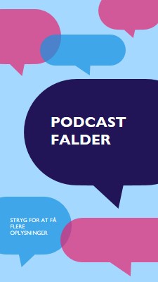 Podcast falder nu blue modern-color-block